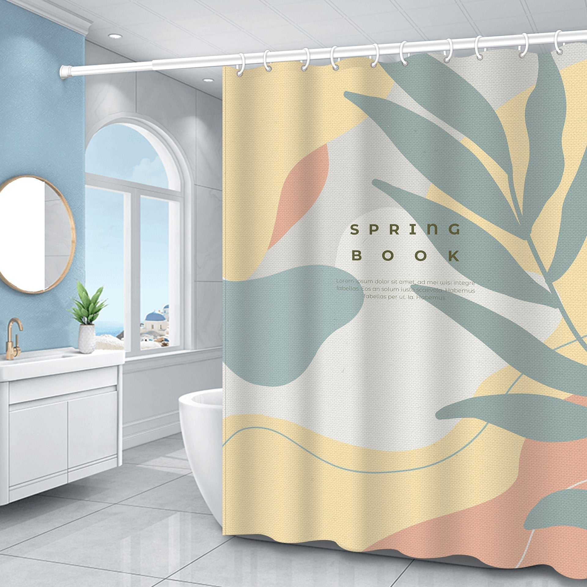 Elevate Your Bathroom Decor with MAMOU's Print Shower Curtains - MAMOU home decor