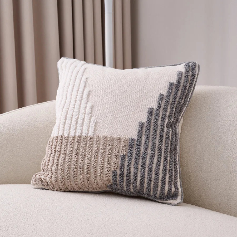 Cotton Linen Bohemian Ins Style Cushion Sofa Living Room Pillowcase Headboard Backrest Bay Window Tassel Cushion Cover
