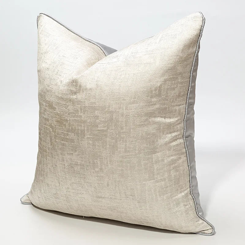 Luxury Cream Throw Pillow Covers Texture Cushion Cover Furniture Interior Decoration 45*45CM 50*50CM