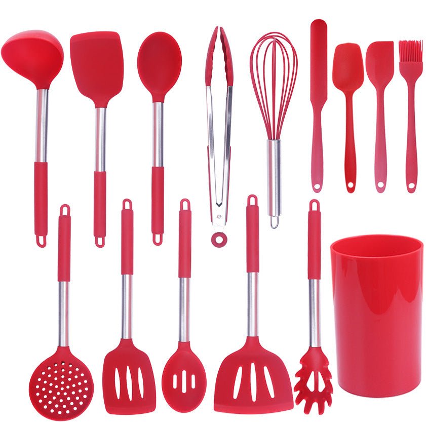 15 pieces Tools Silicone Kitchen Utensils Set