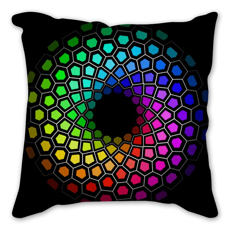Mandala Art Print Nordic Geometry Cushion Cases Hot Modern Abstract Decorative Pillows Cover Couch Seats Bed Sofa Throw
