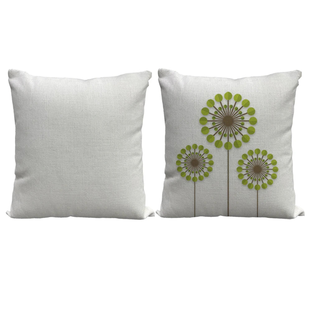 Subbank Wholesale 40*40cm High Quality White Sublimation Blanks Pillow Cases Custom Printed Polyester Pillow Cover