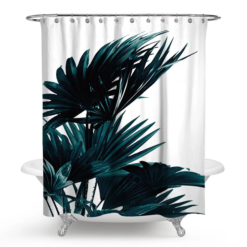 Little Snail Bathroom Shower Curtain Cute Pattern Customized for Children Environmental Protection