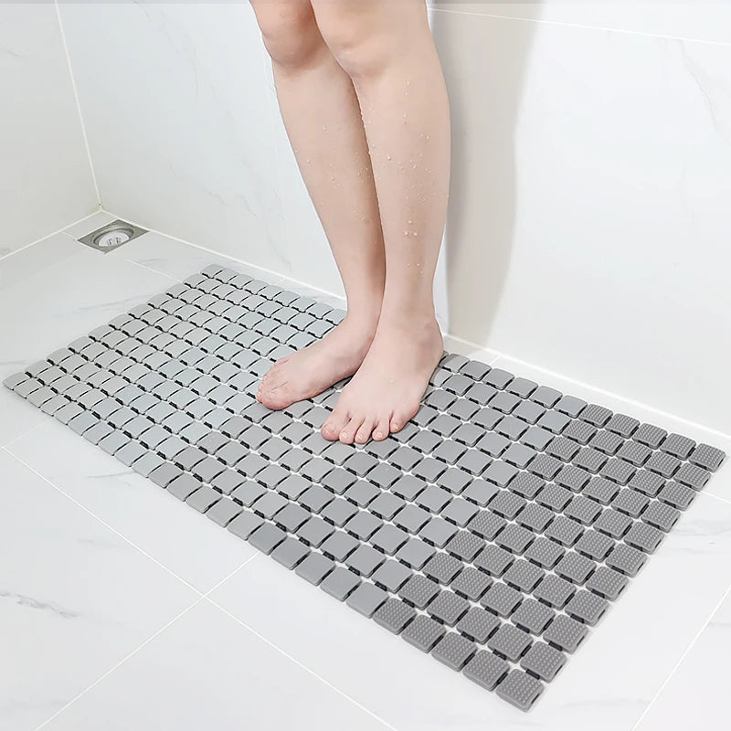 Luxury Floor Anti Slip Shower Bathtub Non-slip TPE PP Rubber Bath Mat for Bathroom