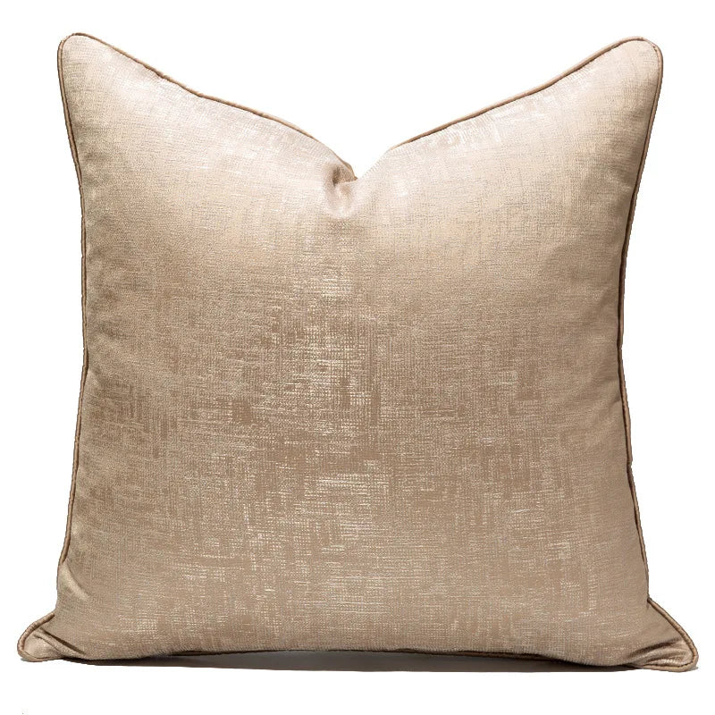 Luxury Cream Throw Pillow Covers Texture Cushion Cover Furniture Interior Decoration 45*45CM 50*50CM