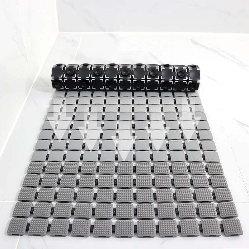 Luxury Floor Anti Slip Shower Bathtub Non-slip TPE PP Rubber Bath Mat for Bathroom