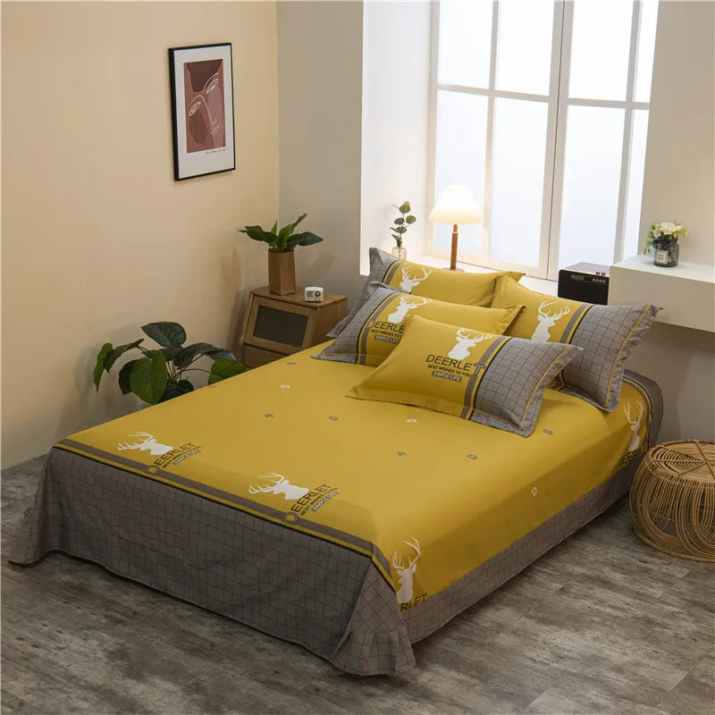 Drop Shipping 100% Cotton 60s 13372 4pcs Luxury Duvet Cover Comforter Cotton Bed Sheet Sets