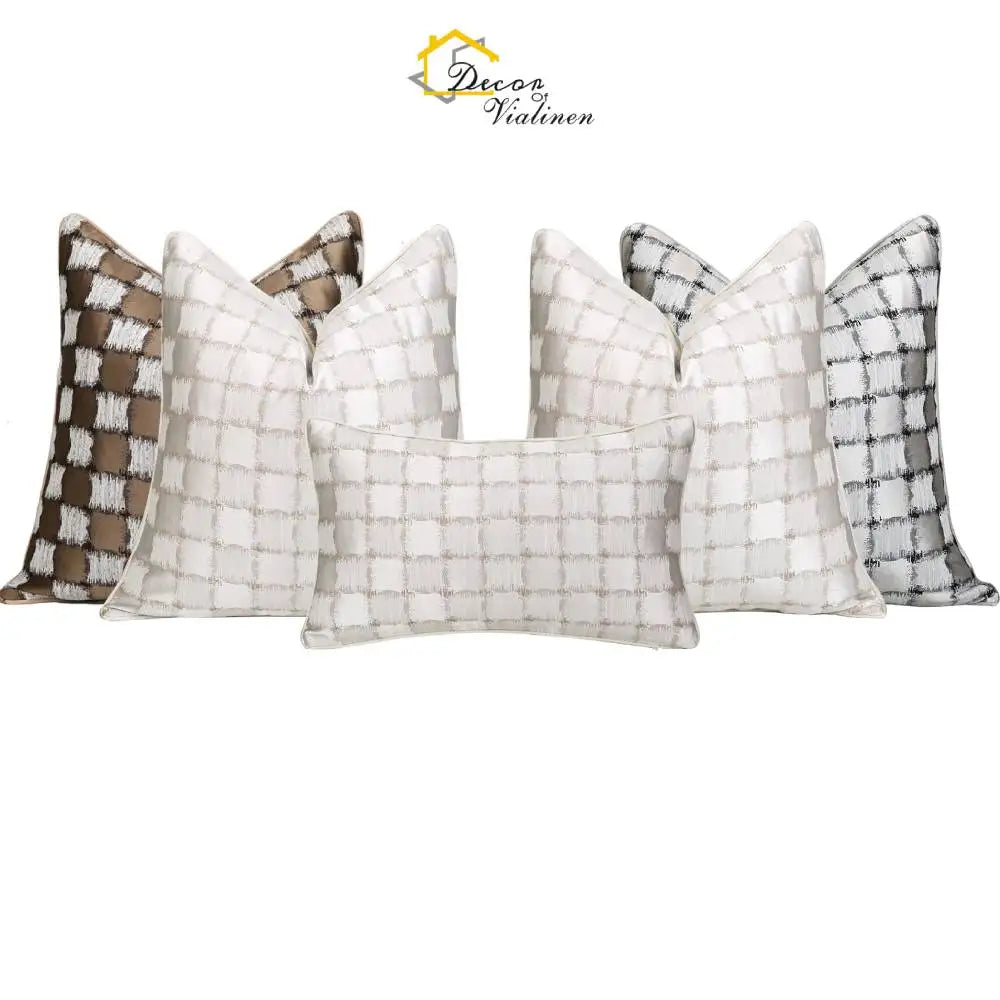 24" 22" 20" 18" Throw Pillow Covers Decorative Luxury Jacquard Pillowcases Square Cushion Covers Cases for Couch Sofa Bedroom