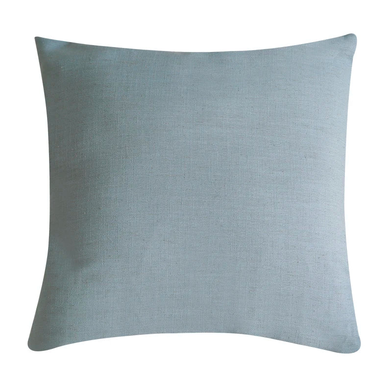Innermor Solid Plain Cushion Cover Faux Linen Pillow Case Pillow Cover Home Decorative for Sofa Bed Car Seat 45x45 Ready Made