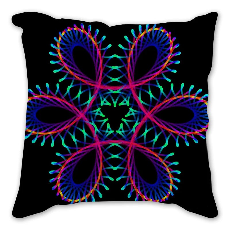 Mandala Art Print Nordic Geometry Cushion Cases Hot Modern Abstract Decorative Pillows Cover Couch Seats Bed Sofa Throw