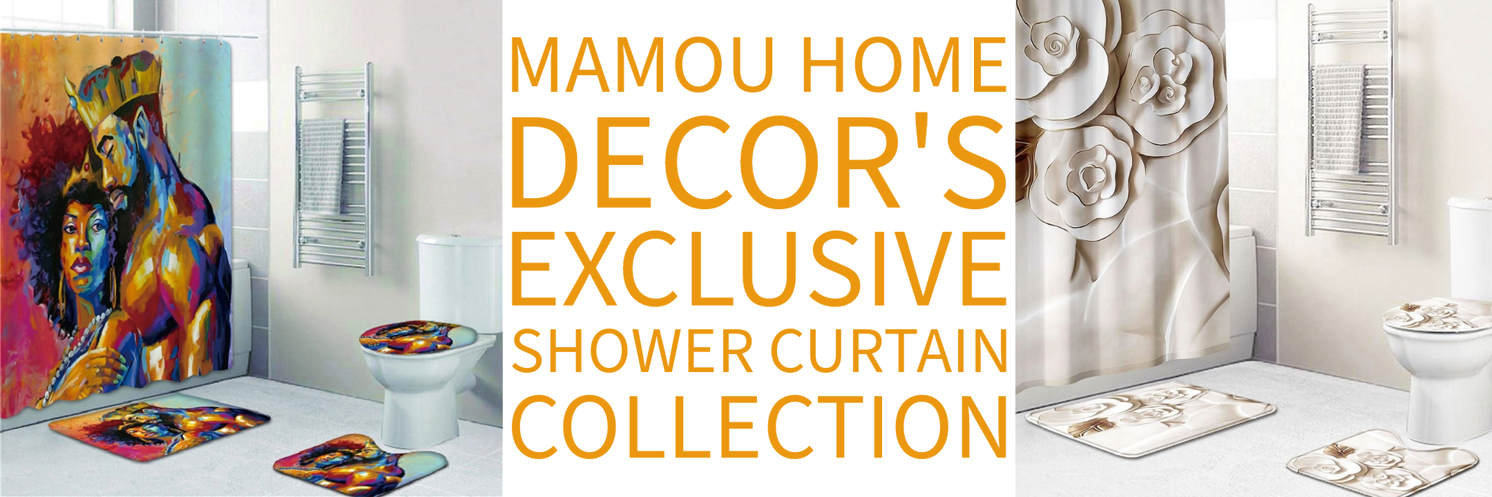 MAMOU Home Decor's Exclusive Shower Curtain Collection