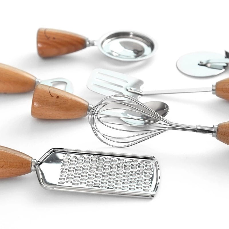 cake decoration utensils, stainless steel set, corkscrew mini