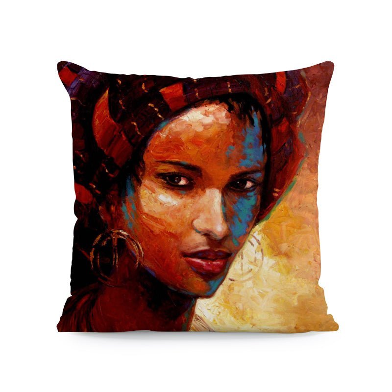 Ethnic Style in Velvet Cushion Cover/45X45cm.