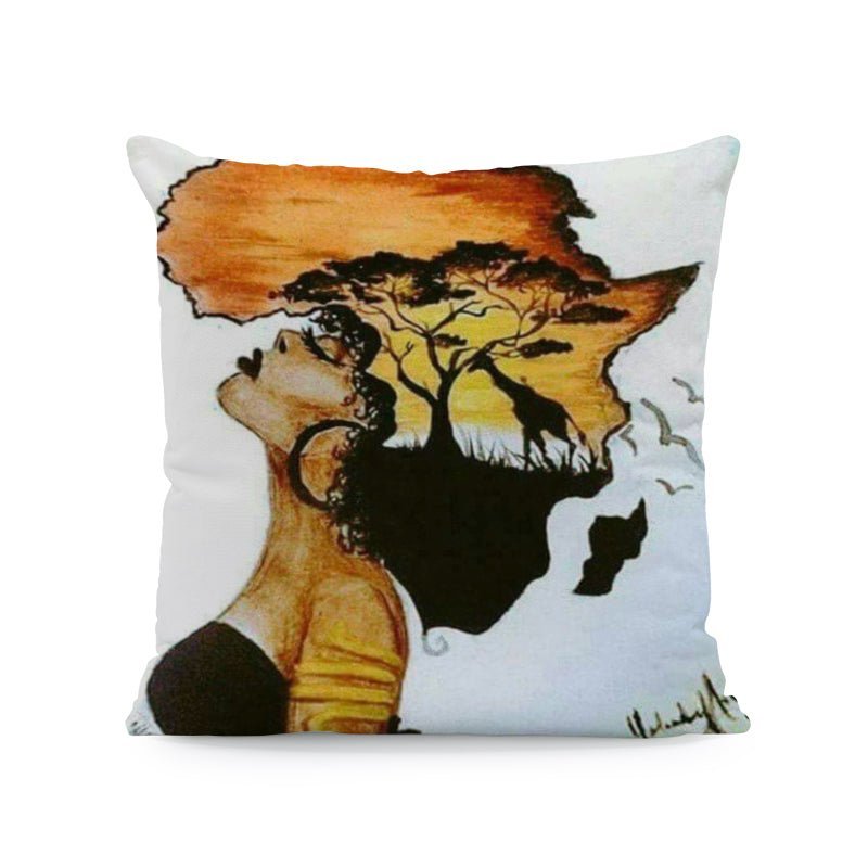 Ethnic Style in Velvet Cushion Cover/45X45cm.