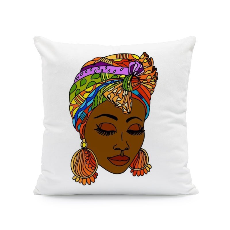 Ethnic Style in Velvet Cushion Cover/45X45cm.