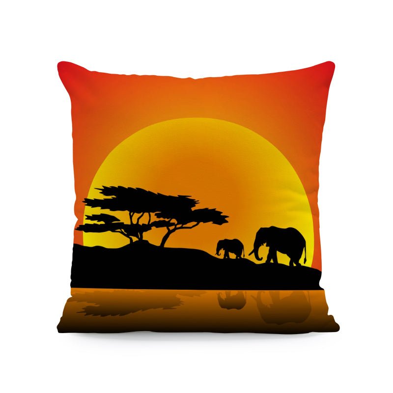Ethnic Style in Velvet Cushion Cover/45X45cm.