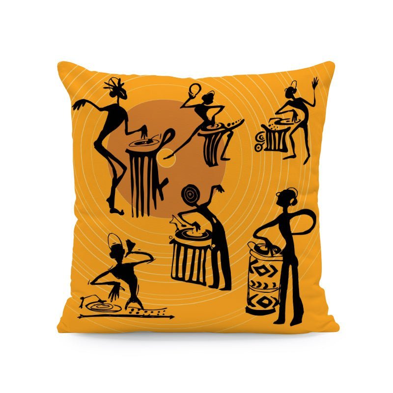 Ethnic Style in Velvet Cushion Cover/45X45cm.