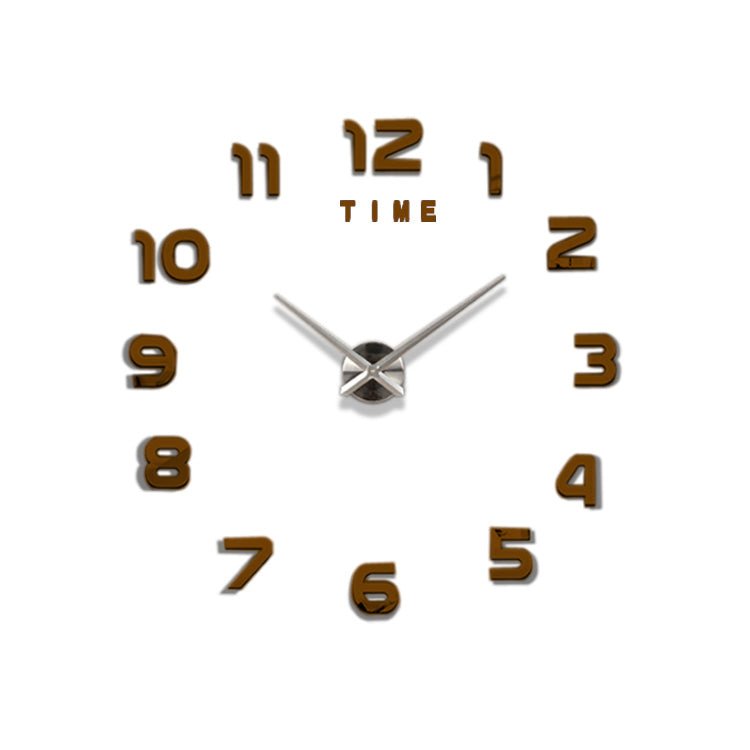 Large Acrylic Wall Clock 3D Ticker Room Clock - MAMOU Home Decor