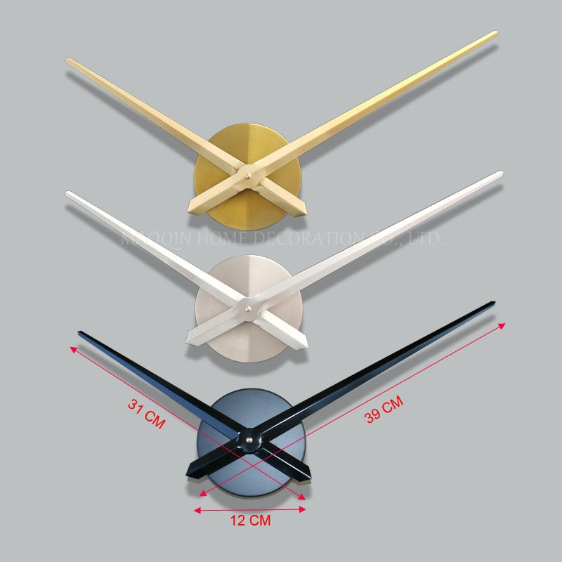Large Acrylic Wall Clock 3D Ticker Room Clock - MAMOU Home Decor
