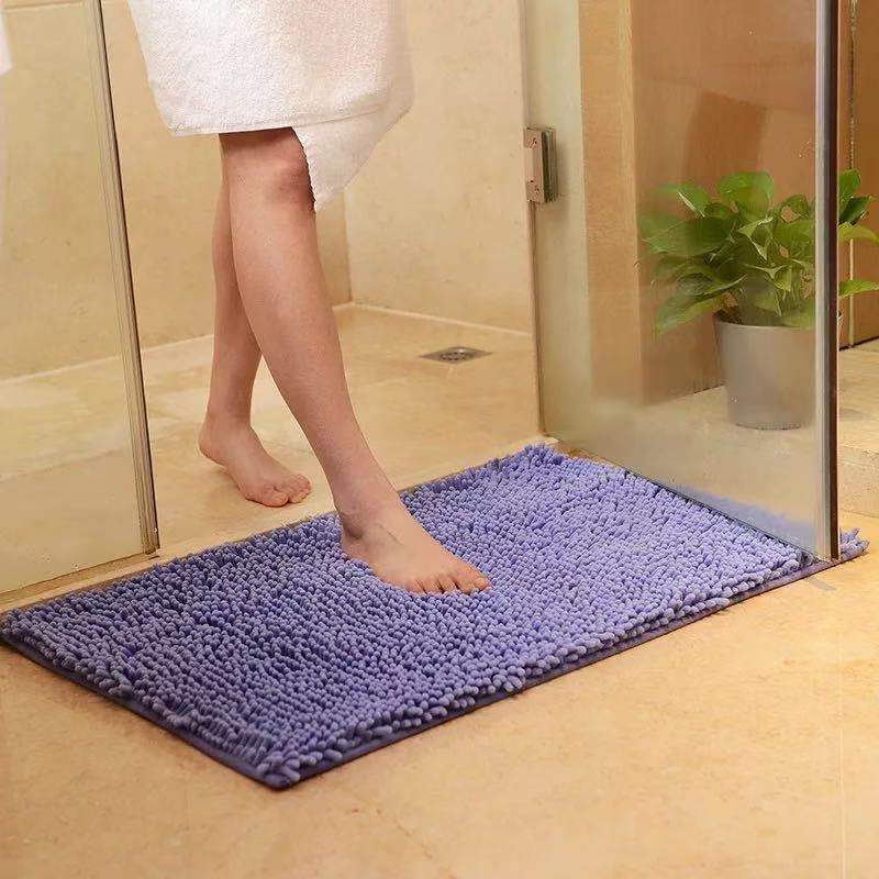 Luxury Chenille Bath Mat - Soft and Absorbent Bathroom Rug