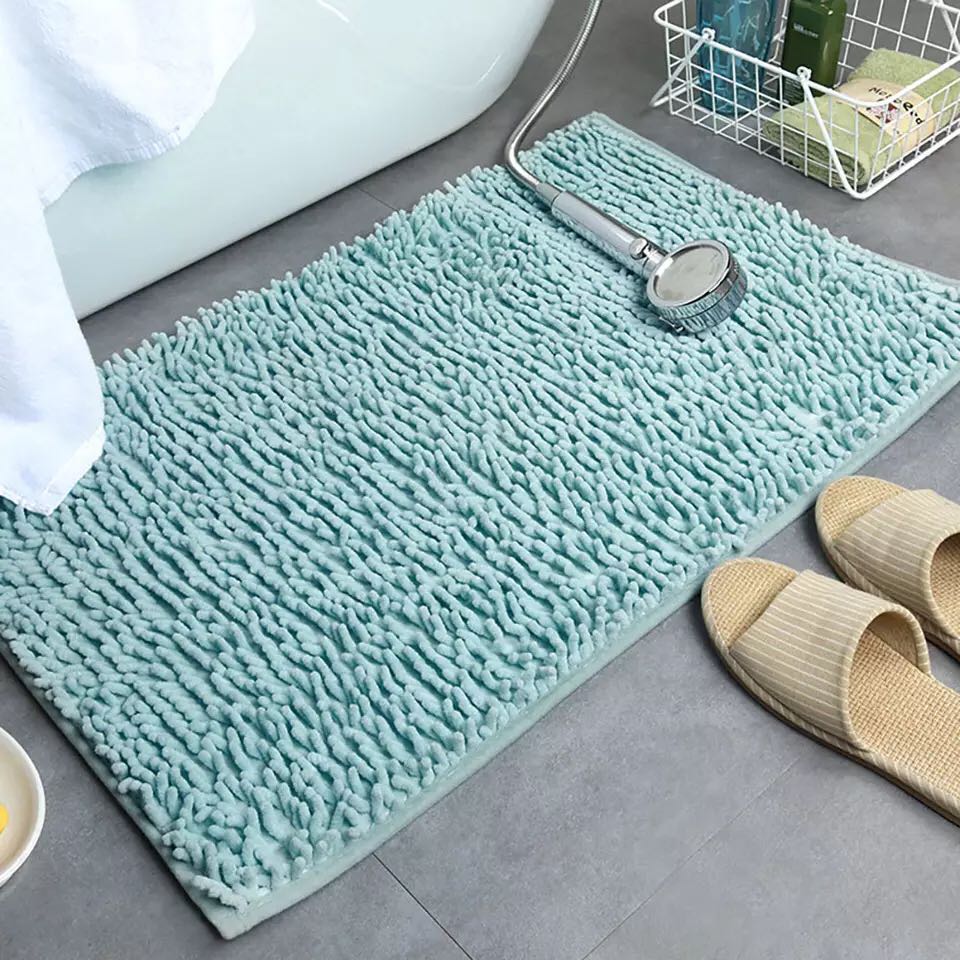 Luxury Chenille Bath Mat - Soft and Absorbent Bathroom Rug