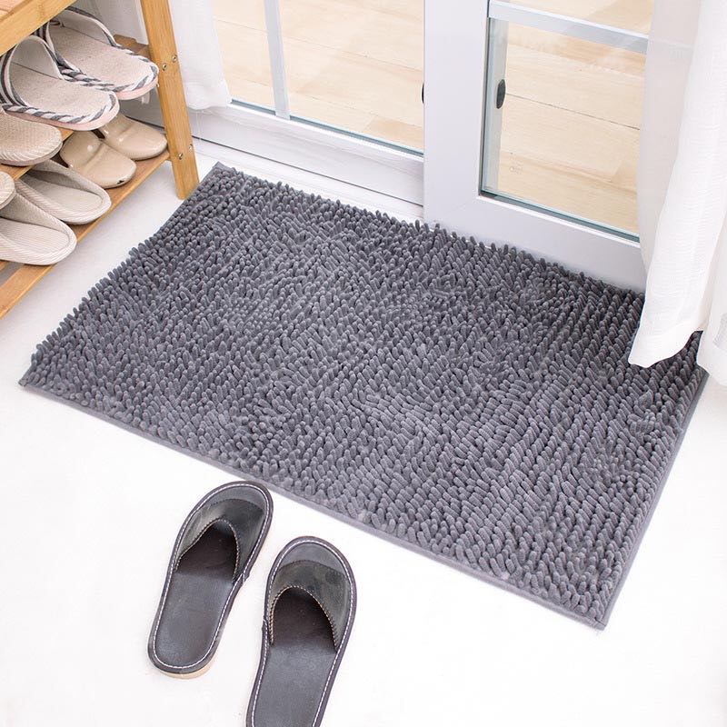 Luxury Chenille Bath Mat - Soft and Absorbent Bathroom Rug