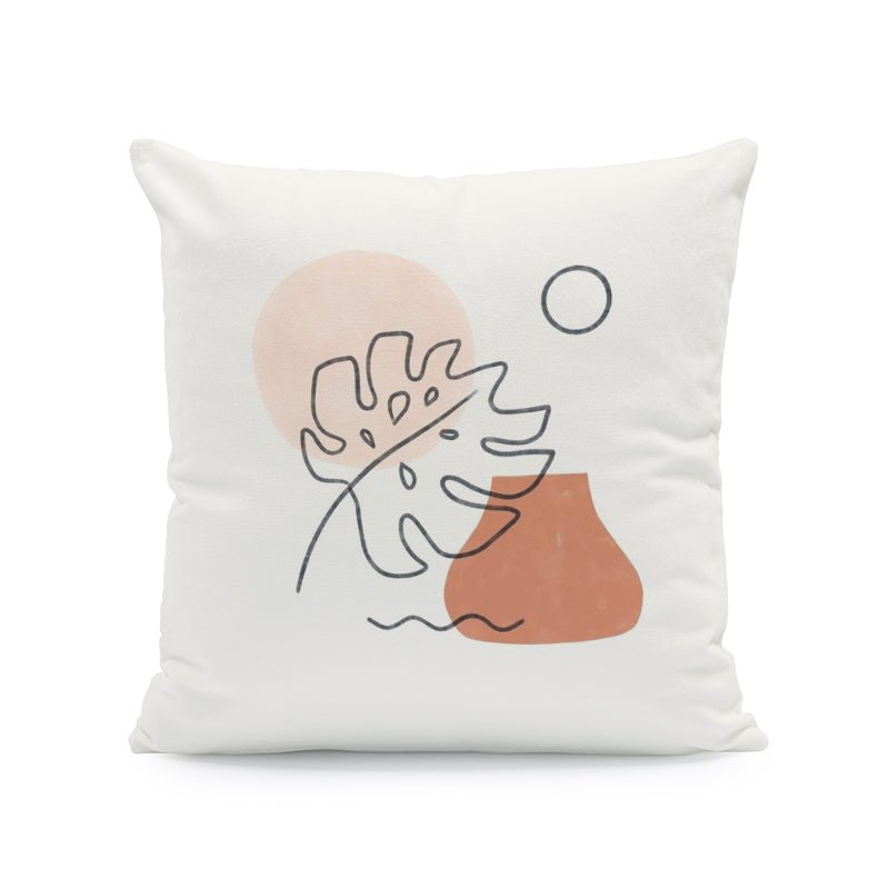 Luxury Morand Throw Cushion Covers Elegant Girl Digital Printed Velvet Decora Pillowcase.