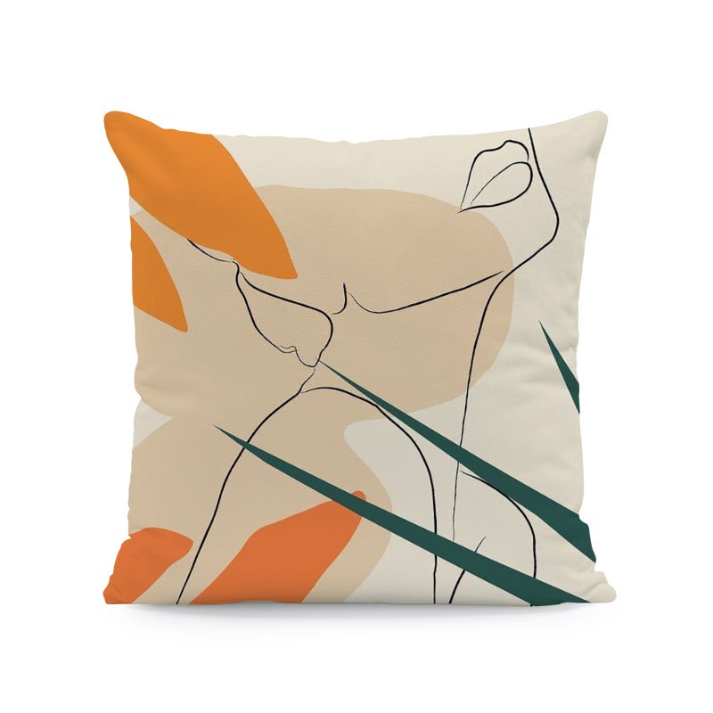 Luxury Morand Throw Cushion Covers Elegant Girl Digital Printed Velvet Decora Pillowcase.
