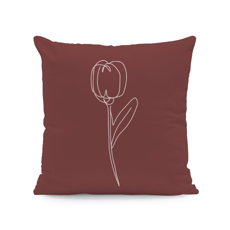 Luxury Morand Throw Cushion Covers Elegant Girl Digital Printed Velvet Decora Pillowcase.