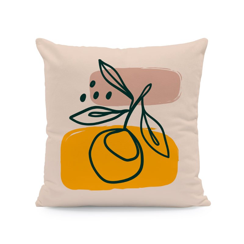 Nordic Abstract Velvet Cushion Covers Interior Decor Plant Throw Pillows Seat 45x45cm