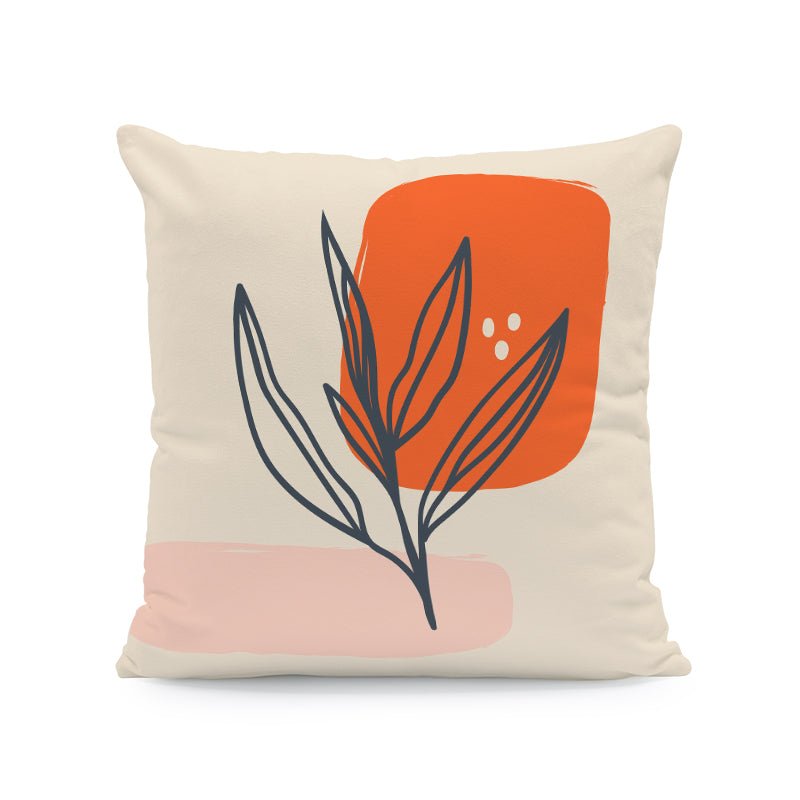 Nordic Abstract Velvet Cushion Covers Interior Decor Plant Throw Pillows Seat 45x45cm