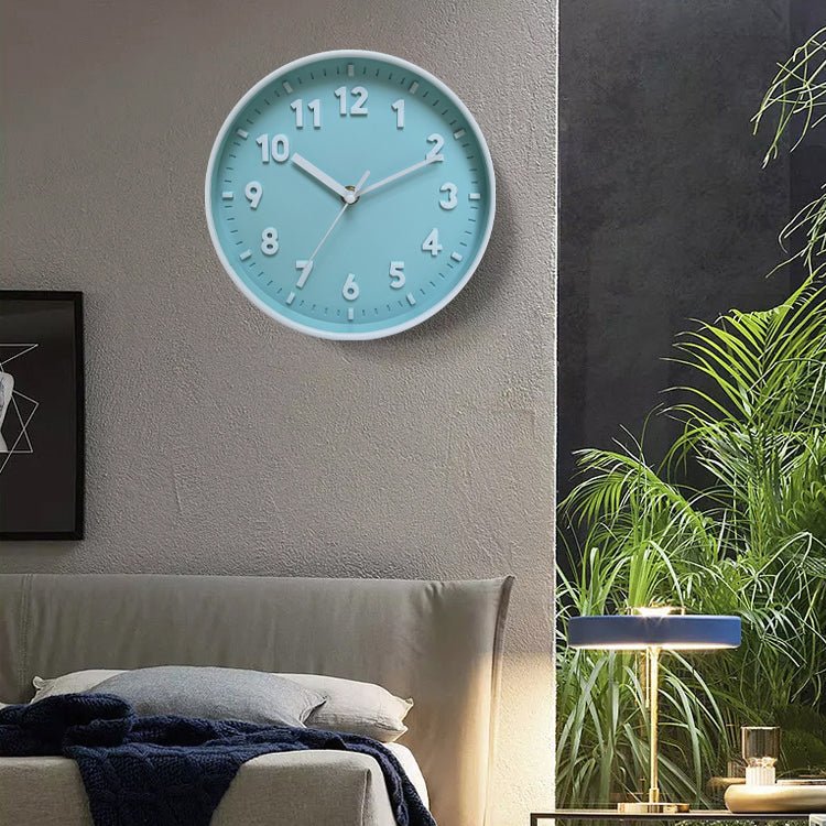 Plastic Wall Clock with Nordic Movement Mechanism, 30 cm