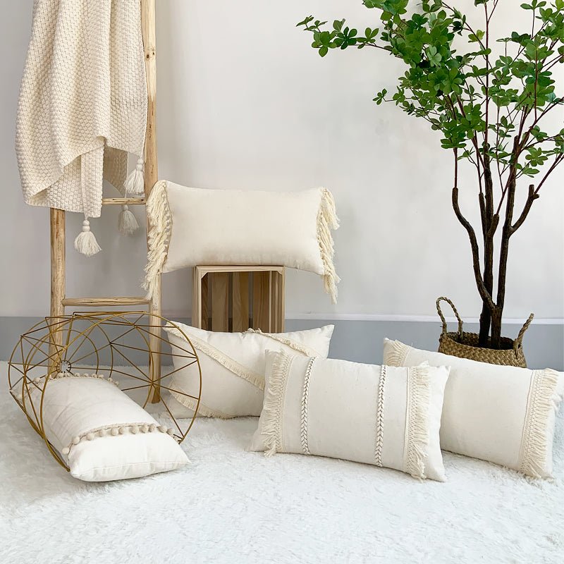 Tassels Morocco Embroidered Cushion Covers - 45 x 45 cm | MAMOU Home Decor